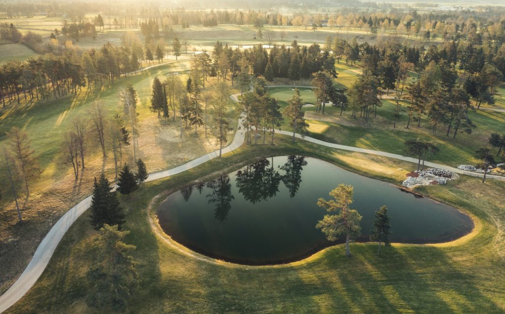 Sunrise at the golf course